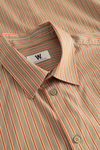 Wood Wood Adrian Shirt // POINCIANA STRIPE