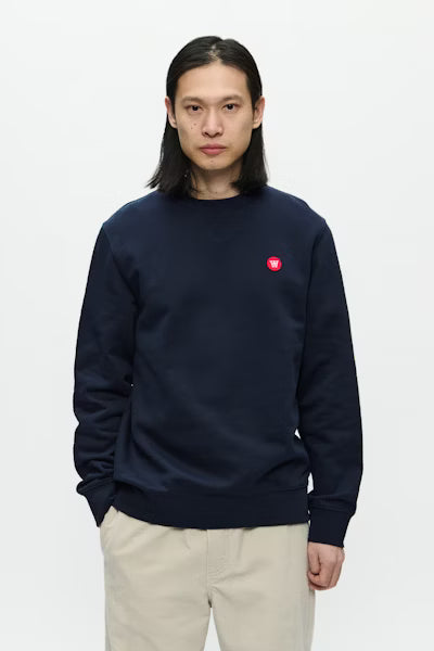 Wood Wood Tye Sweatshirt // NAVY SALUTE