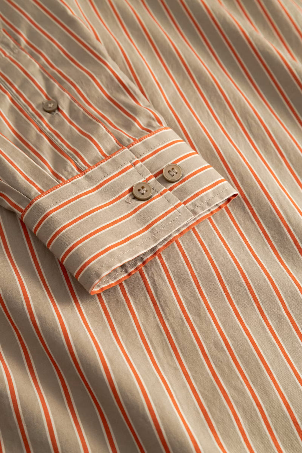 Wood Wood Adrian Shirt // POINCIANA STRIPE
