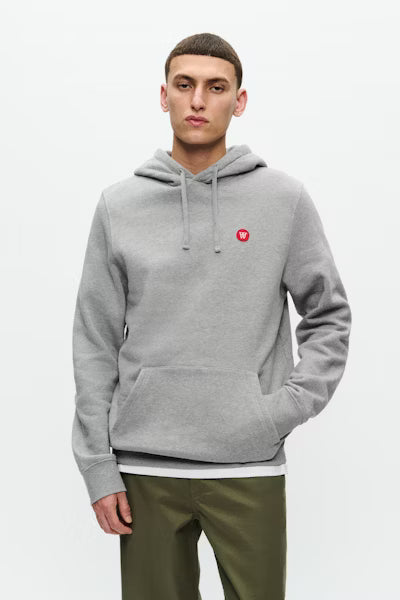 Wood Wood Ash Hoodie // GREY MELANGE