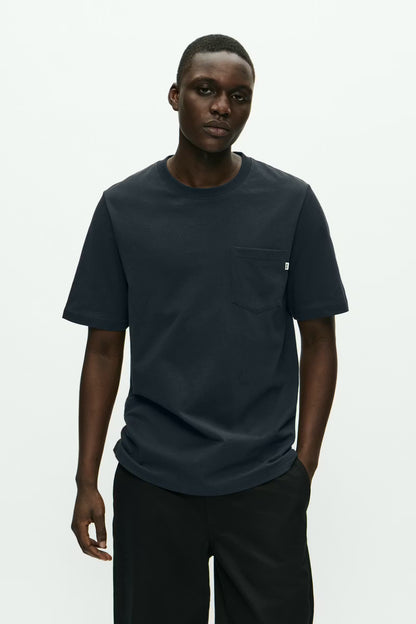 Wood Wood Bobby Pocket T-Shirt // SALUTE/NAVY
