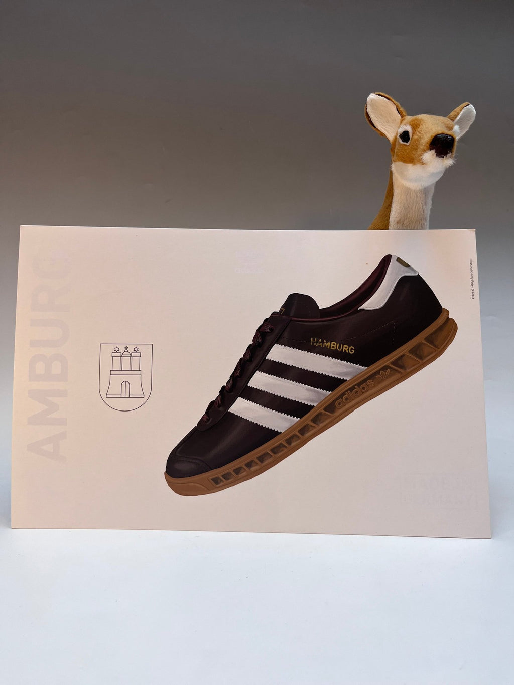 adidas Originals Hamburg "Made in Germany" S31603 // BURGUNDY