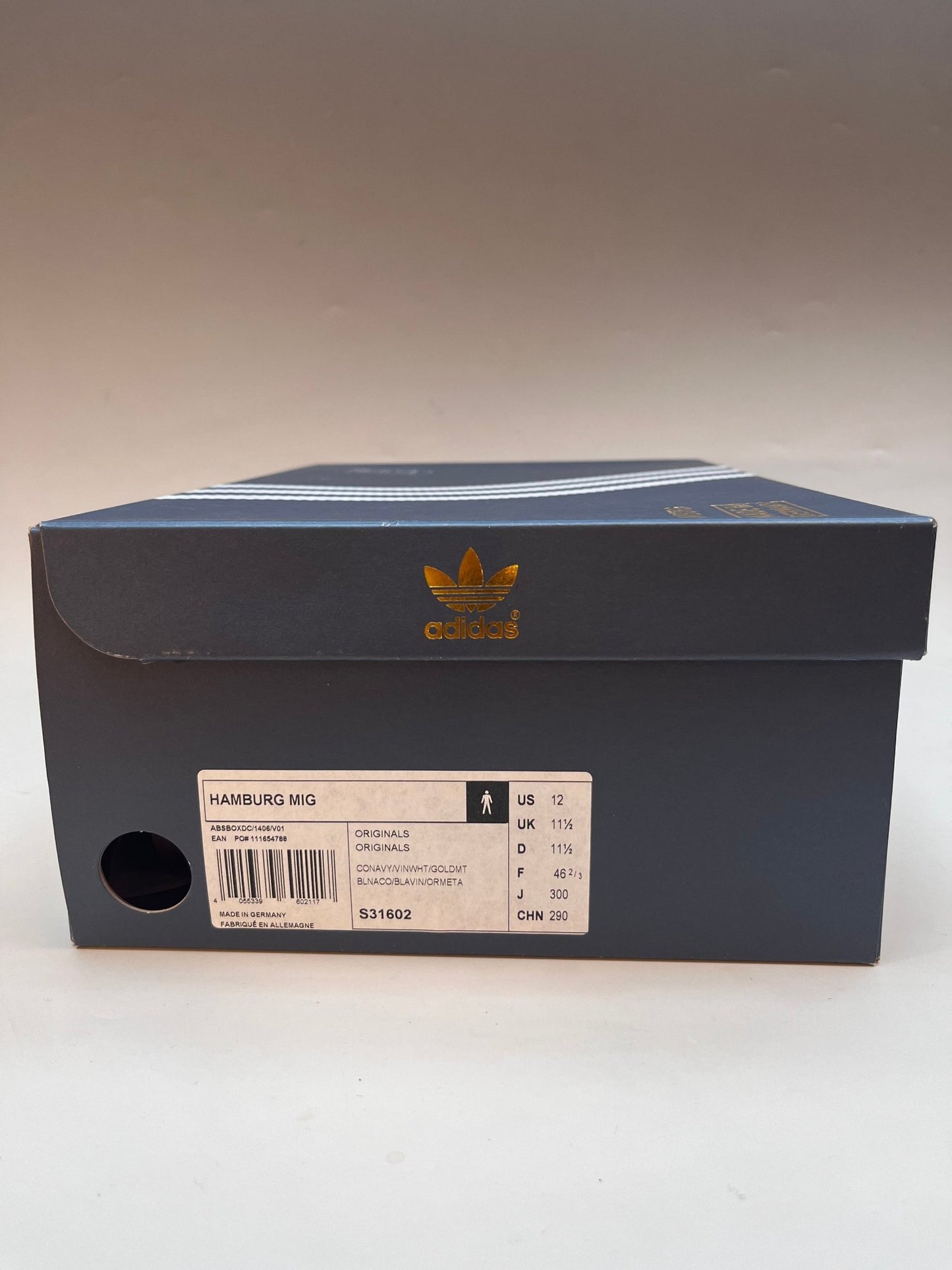 adidas Originals Hamburg "Made in Germany" S31602 // NAVY