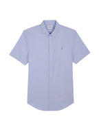 Farah Brewer Short Sleeve Shirt // SKY BLUE