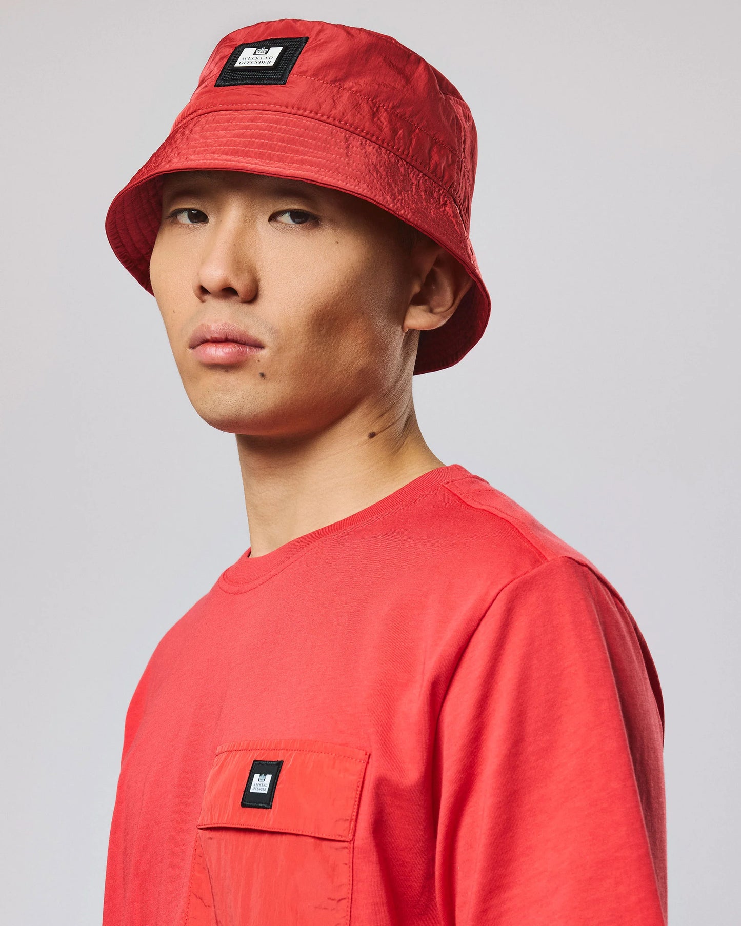 Weekend Offender Long Beach Blvd Bucket Hat // WATERMELON