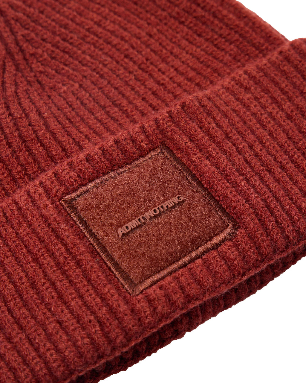 Weekend Offender Palmyra Rib Beanie // BRICK