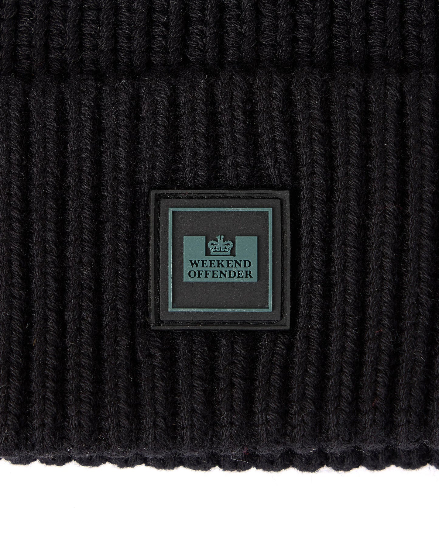 Weekend Offender Kettama Rib Beanie // BLACK