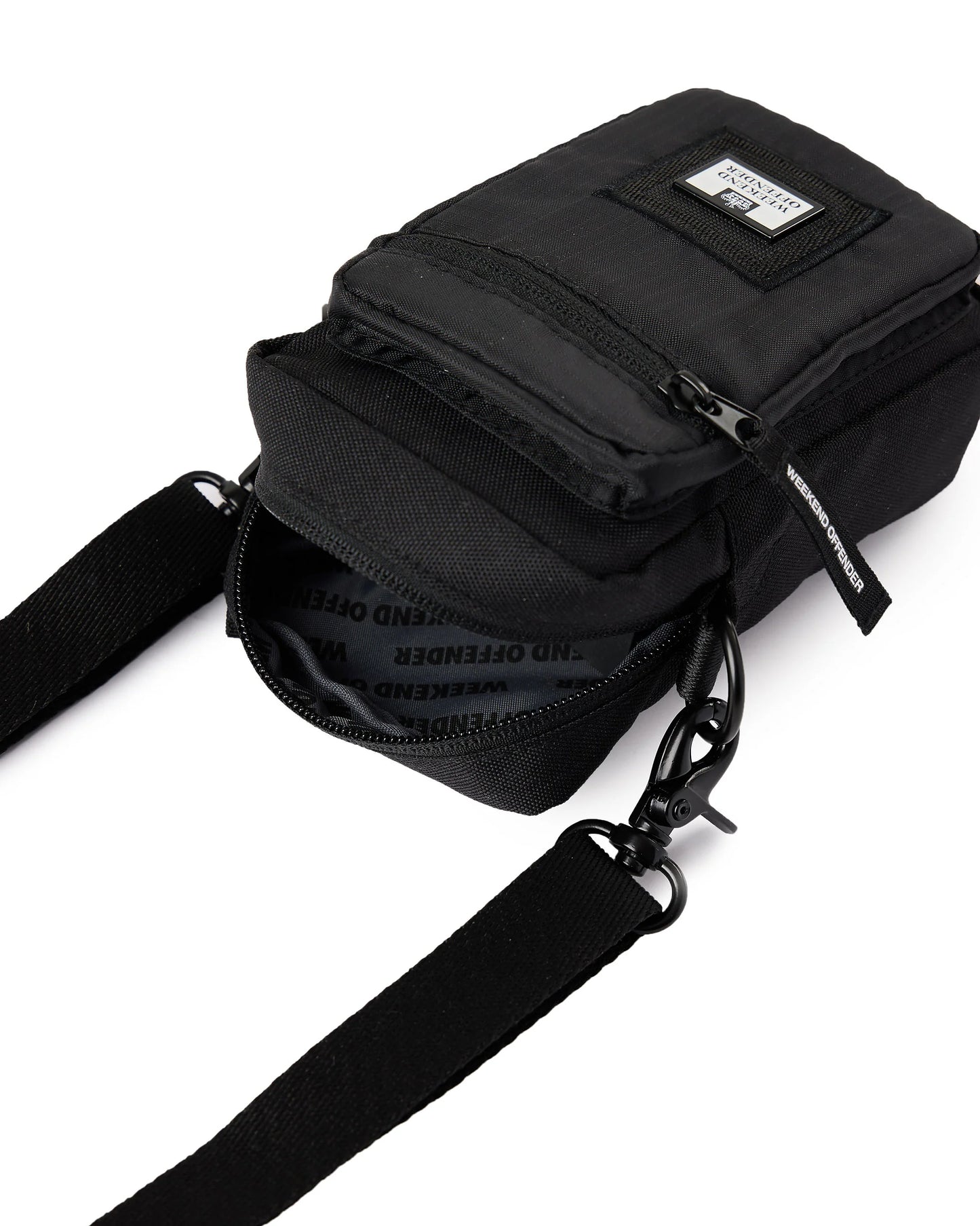 Weekend Offender Small Crossbody Bag Ripstop // BLACK