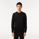 Lacoste Thin Knit Sweatshirt AH196900031 // BLACK