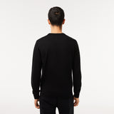 Lacoste Thin Knit Sweatshirt AH196900031 // BLACK