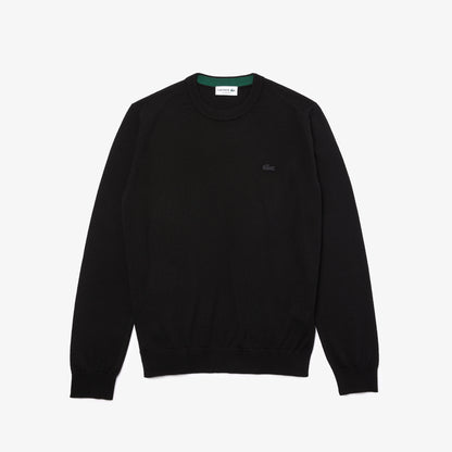 Lacoste Thin Knit Sweatshirt AH196900031 // BLACK