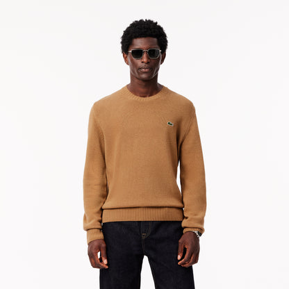 Lacoste Carded Wool Sweater AH2916 // BROWN SIX