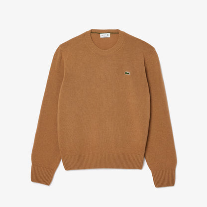 Lacoste Carded Wool Sweater AH2916 // BROWN SIX