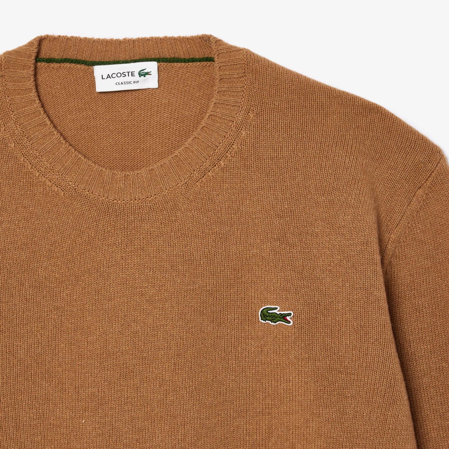 Lacoste Carded Wool Sweater AH2916 // BROWN SIX