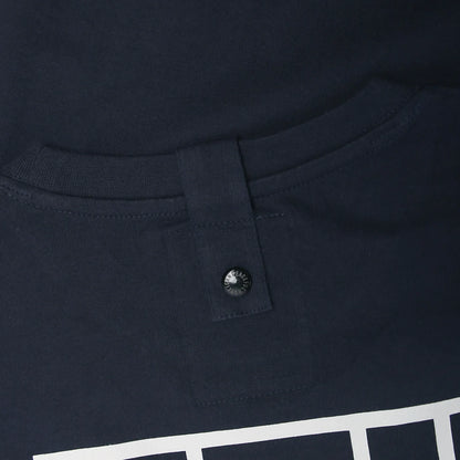 Fridfull huligan ojämn spelplan LS Tee // NAVY 