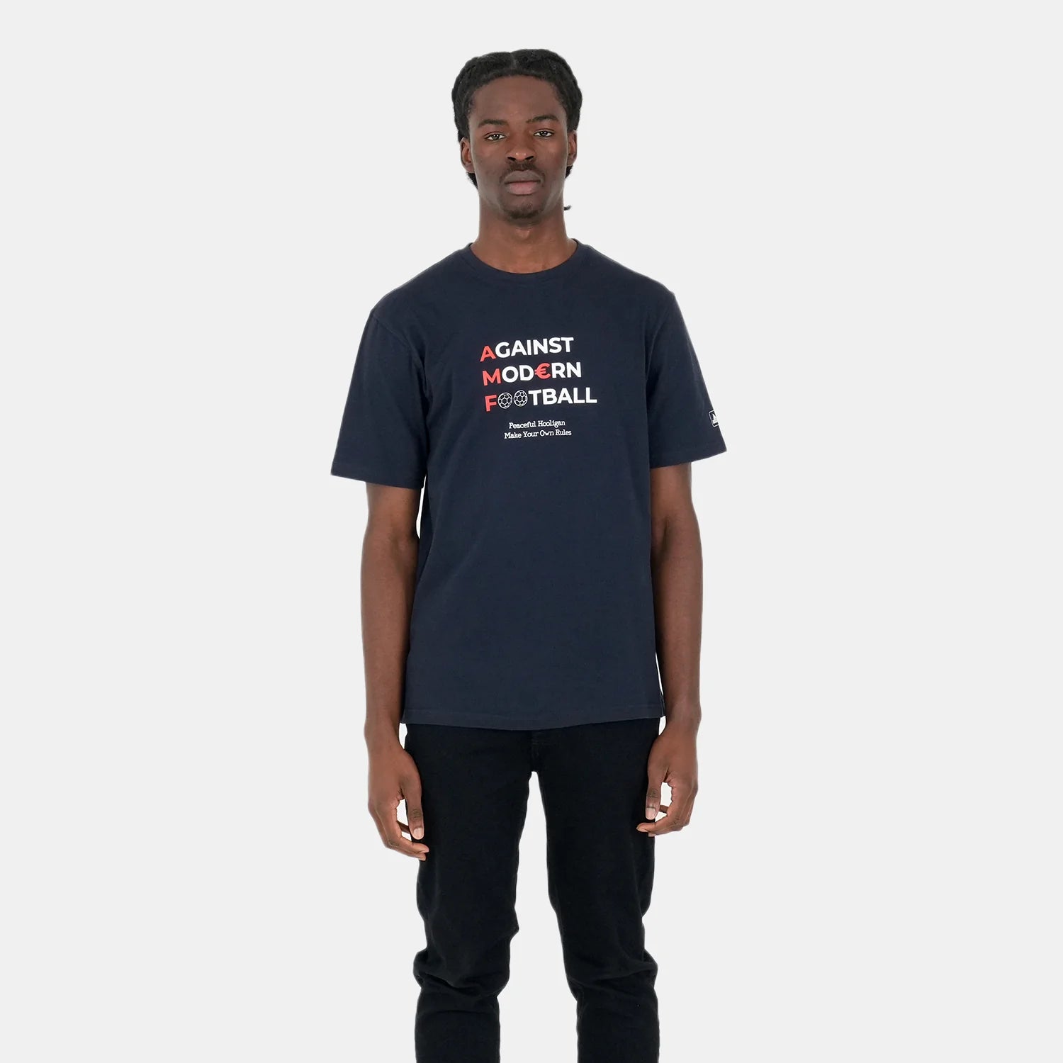 Peaceful Hooligan AMF T-Shirt // NAVY