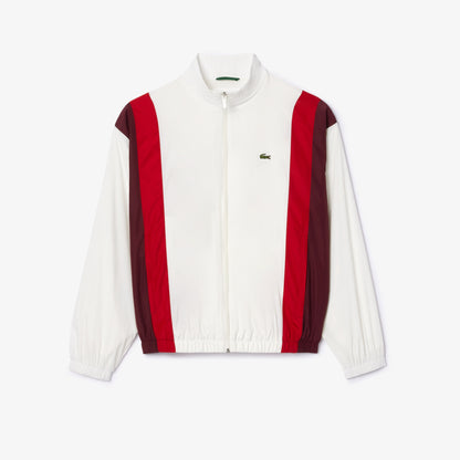 Lacoste duschtät träningsjacka BH6978 // VIT/RÖD 