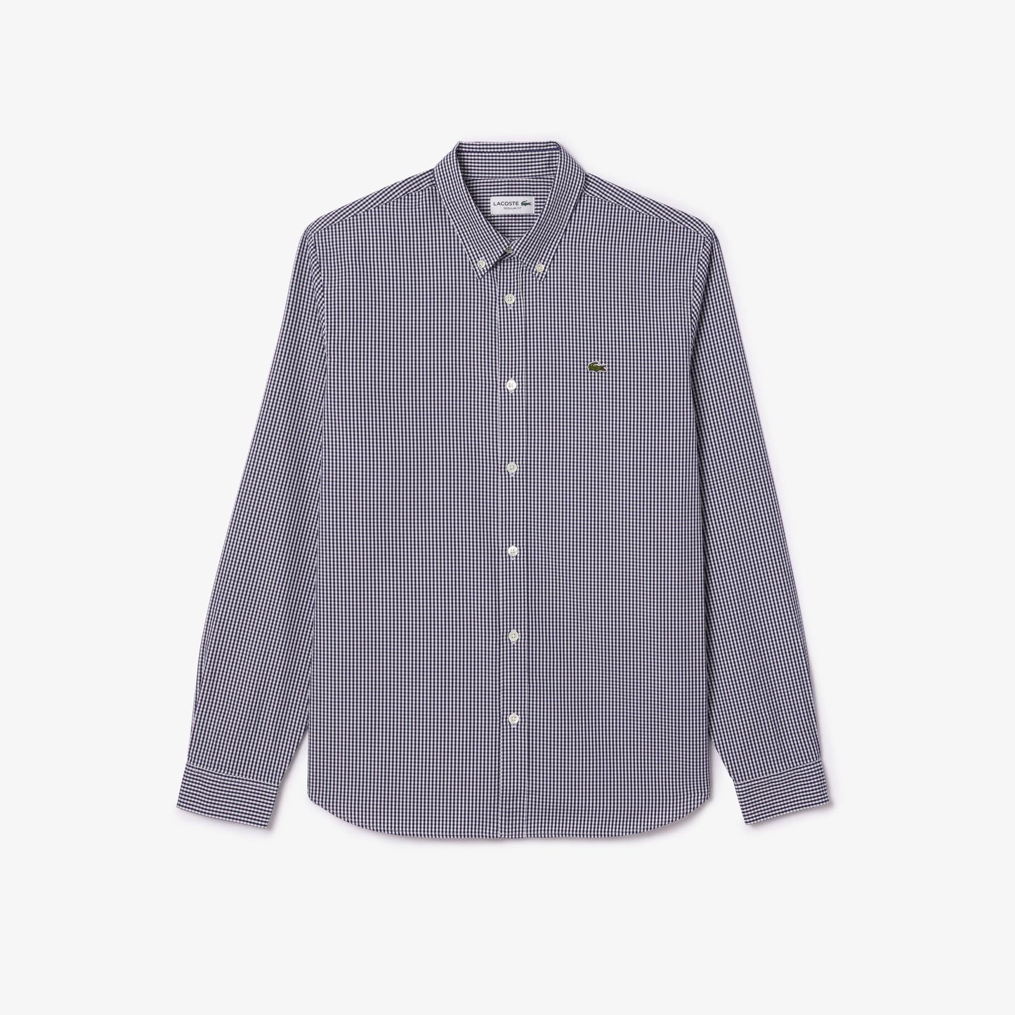 Lacoste Checked Cotton Shirt CH2932 // NAVY BLUE 522