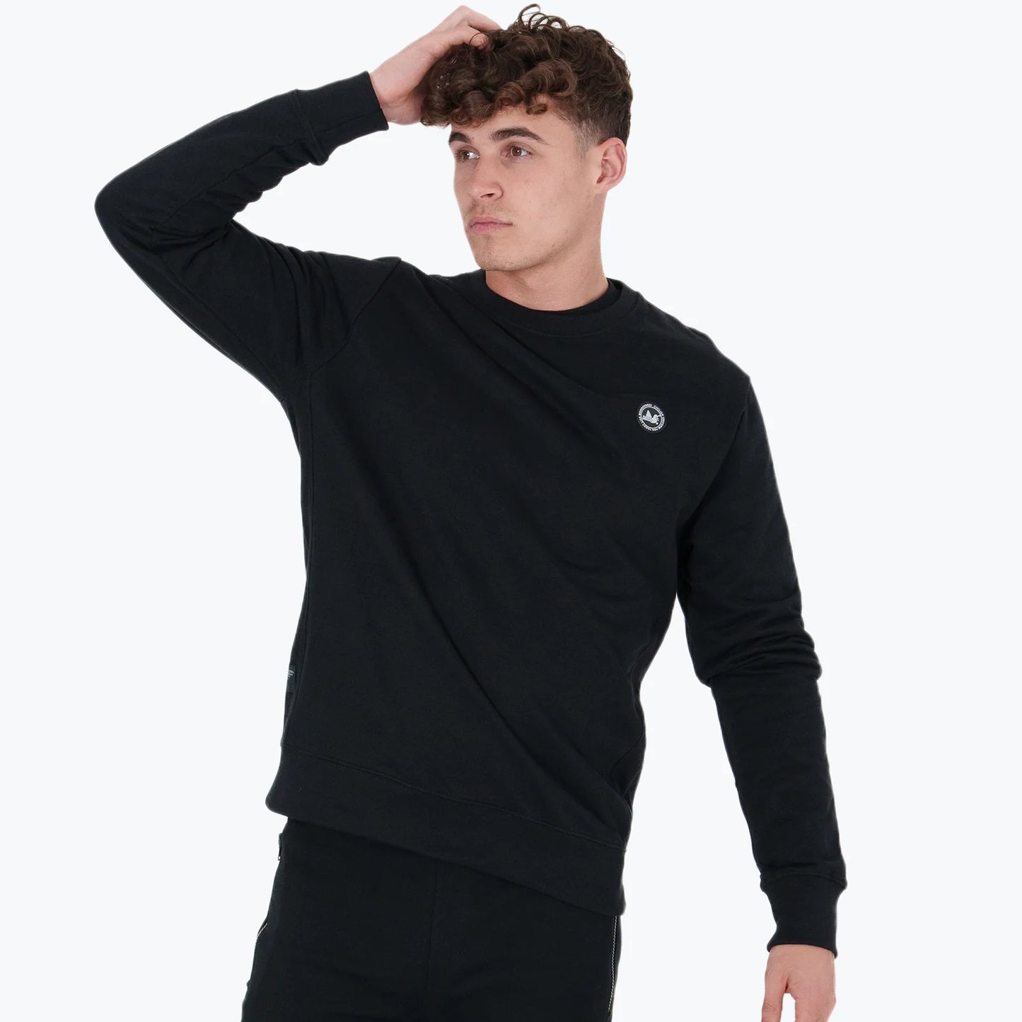 Peaceful Hooligan Crew Sweatshirt // BLACK