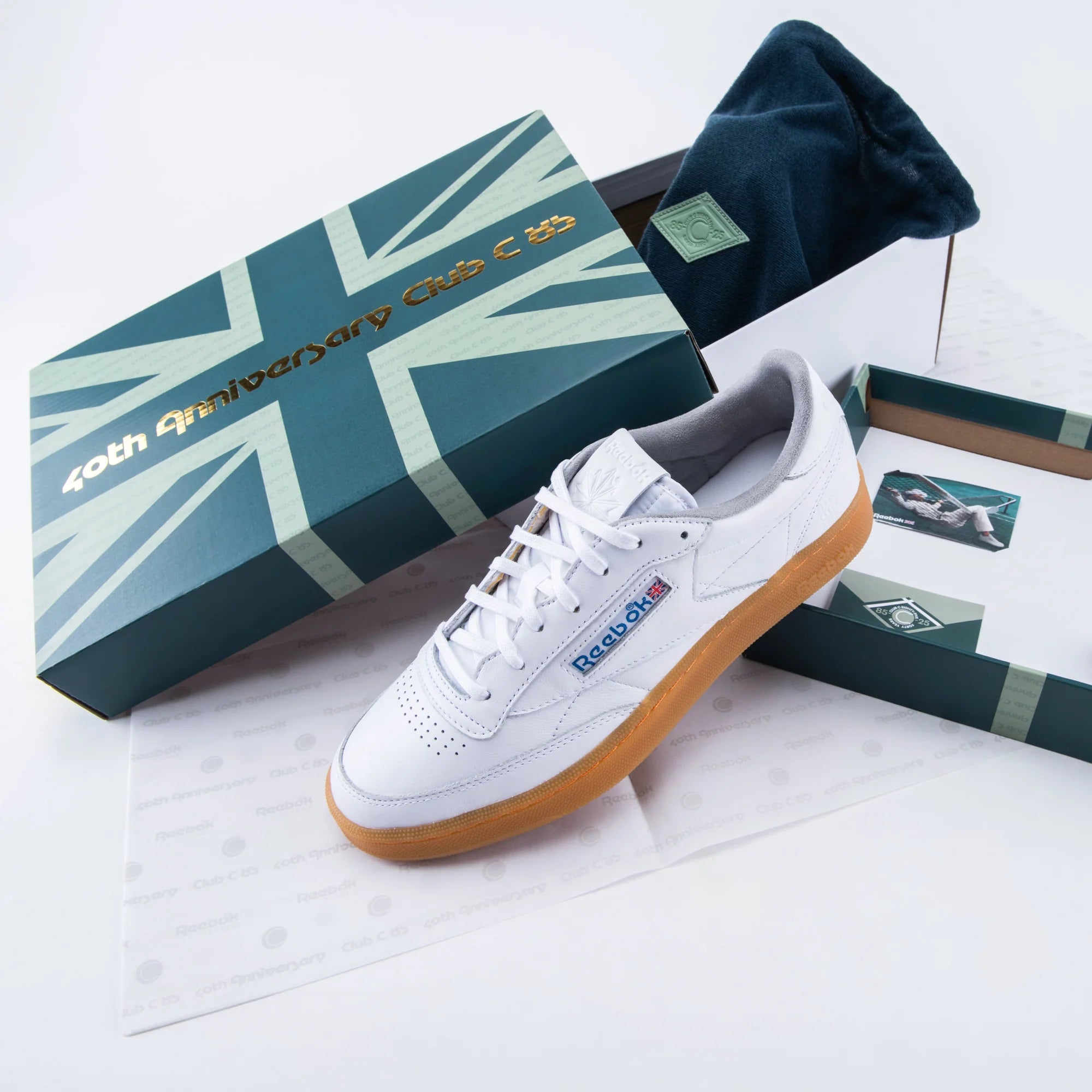 Reebok Club C 85 Vintage 40th  Anniversary 100209030 // WHITE