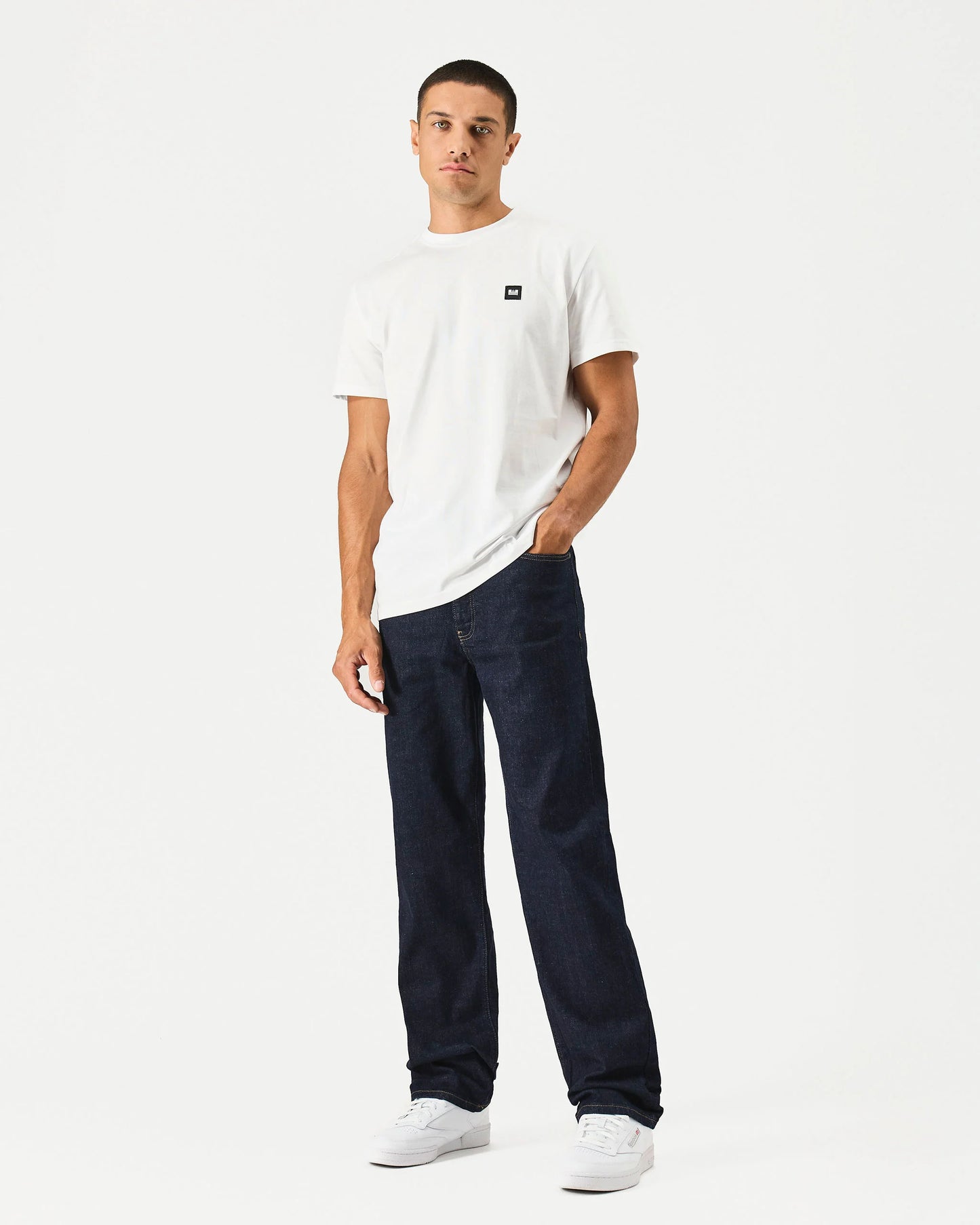 Weekend Offender Loose Fit Denim Jeans // DARK RINSE