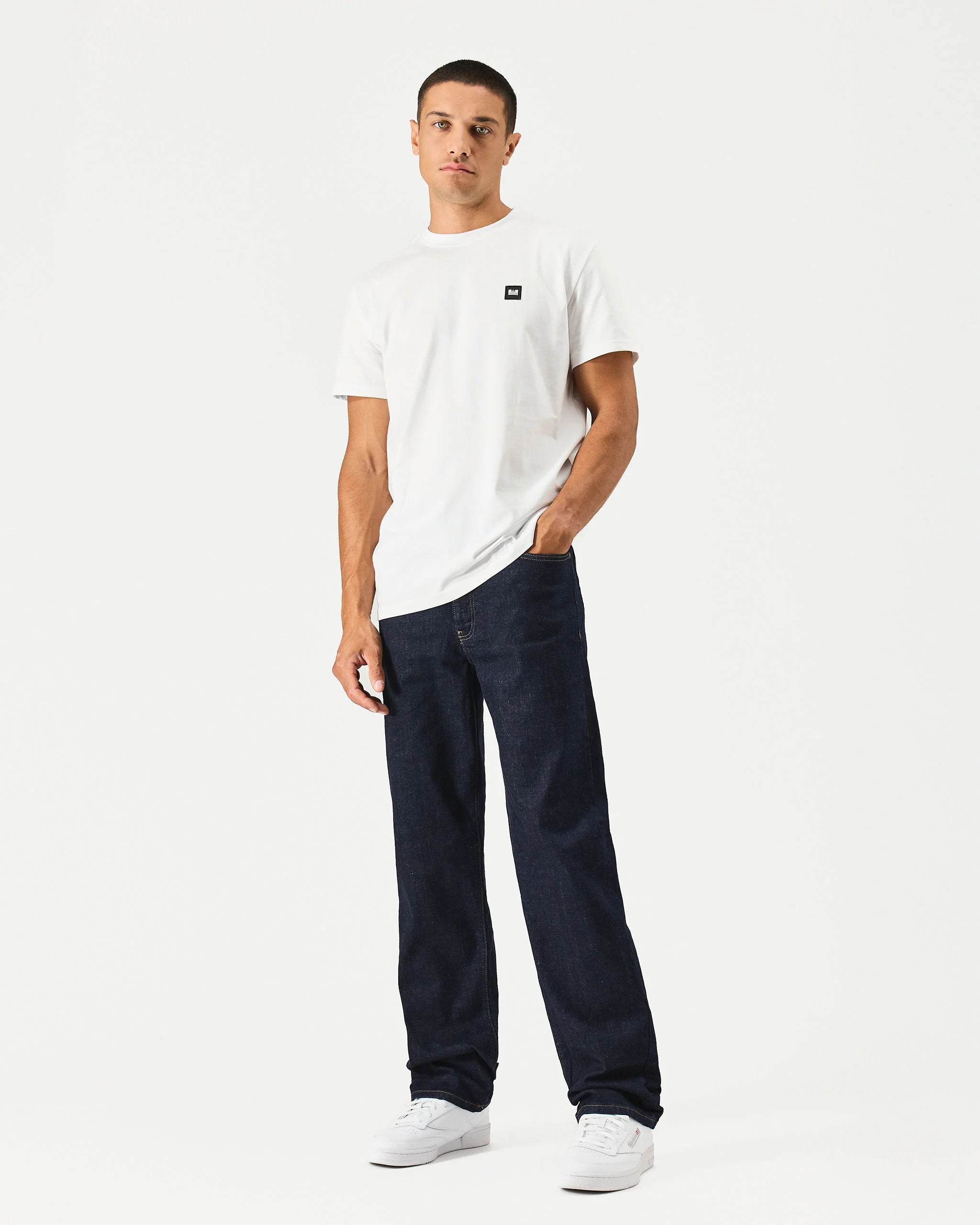 Weekend Offender Loose Fit Denim Jeans // DARK RINSE