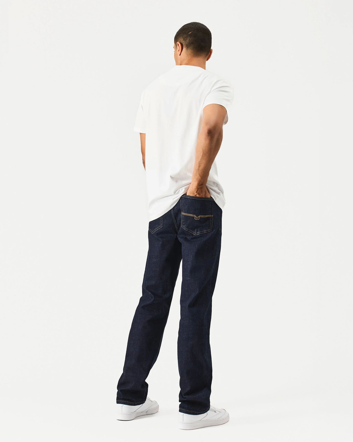 Weekend Offender Loose Fit Denim Jeans // DARK RINSE