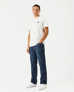 Weekend Offender Straight Fit Denim Jeans // DARK VINTAGE