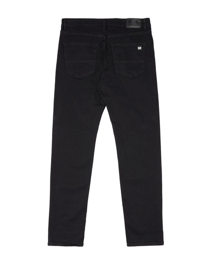 Weekend Offender Tapered Denim Jeans // BLACK