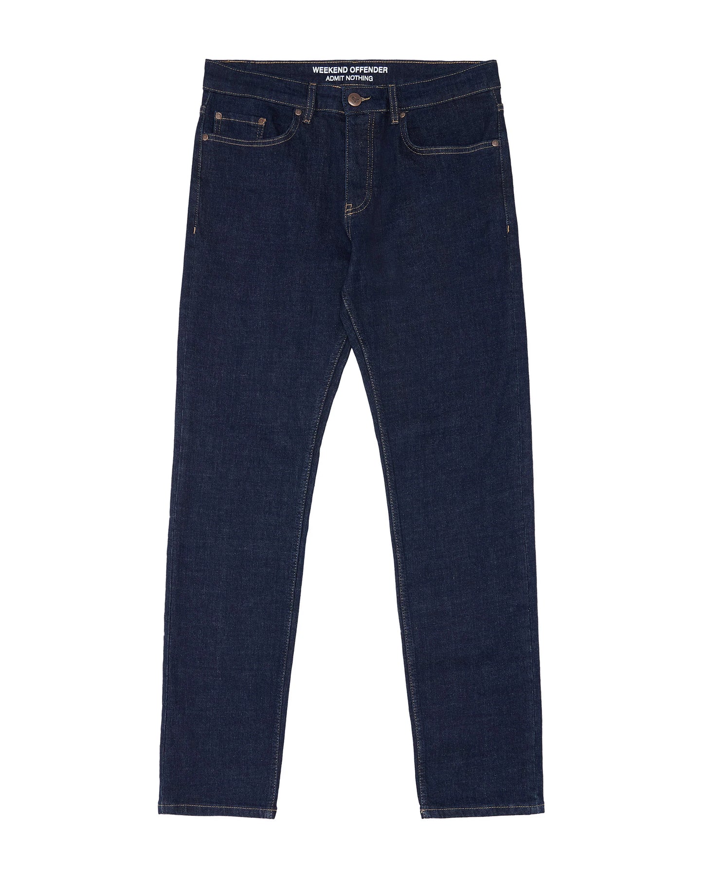 Weekend Offender Tapered Dark Rinsed Denim Jeans