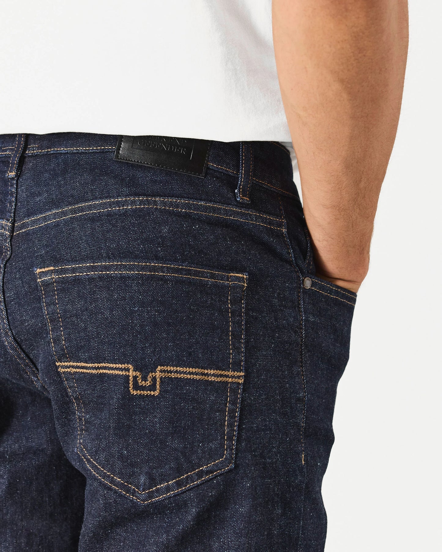 Weekend Offender Tapered Fit Denim Jeans // DARK RINSE