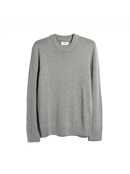Farah Shepard Crew Sweater // GREY