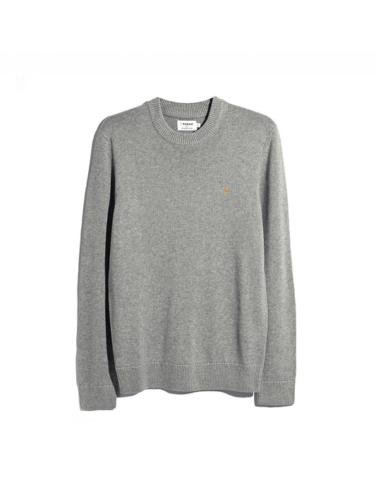 Farah Shepard Crew Sweater // GREY