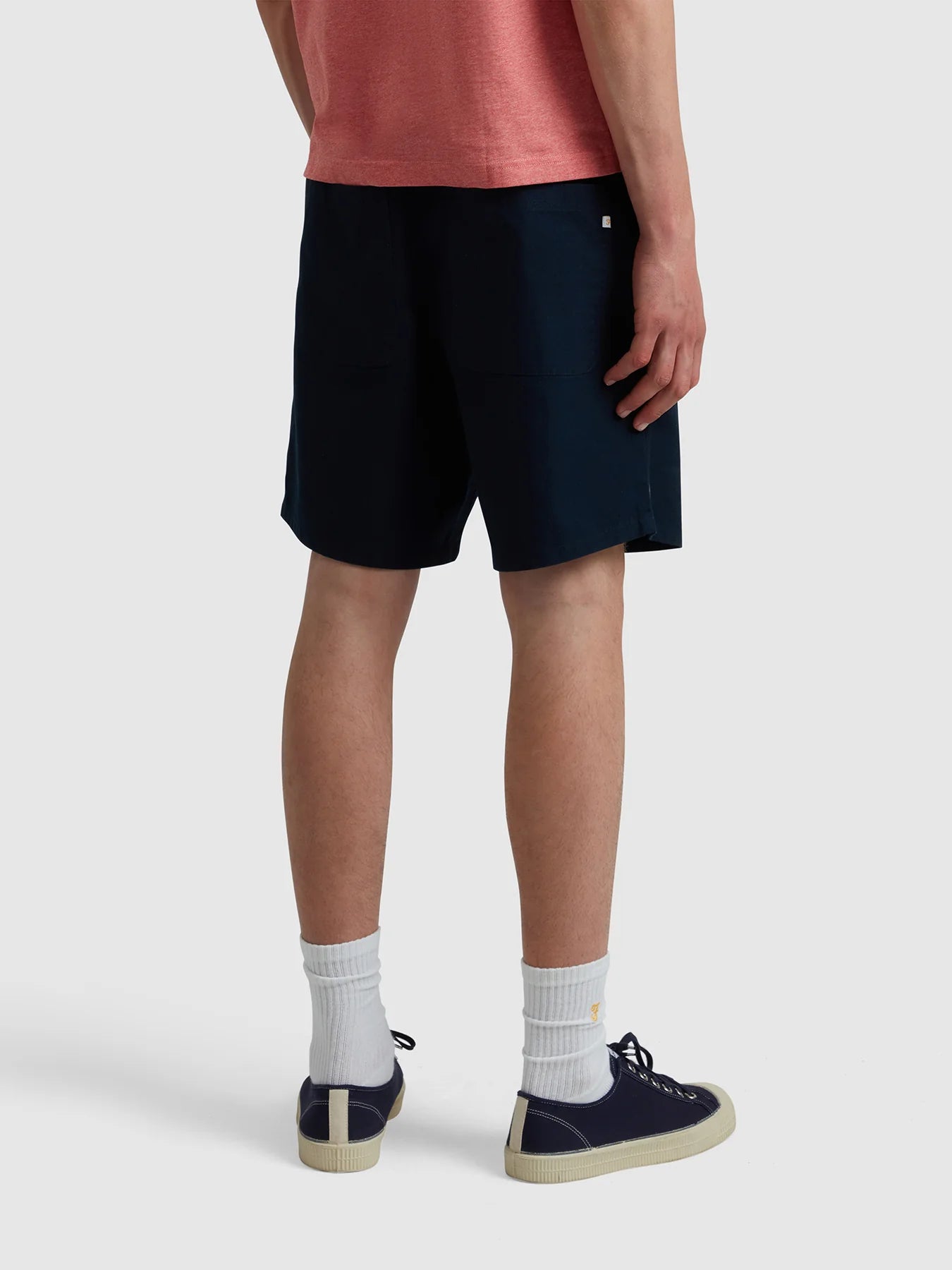 Farah Sepel Canvas Shorts // NAVY