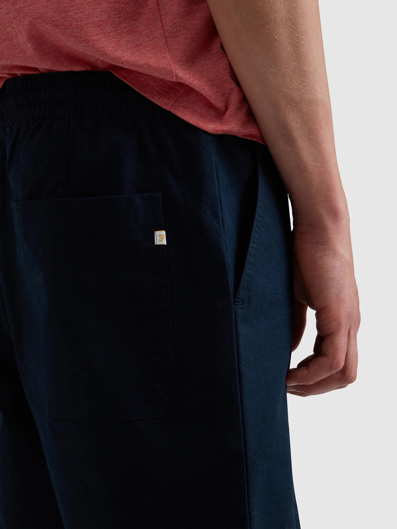 Farah Sepel Canvas Shorts // NAVY
