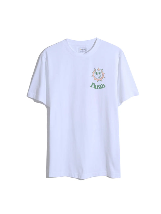 Farah Timpson Grafisk T-shirt // VIT