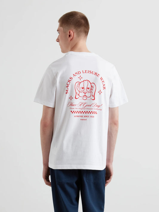 Farah Byron T-shirt // WHITE