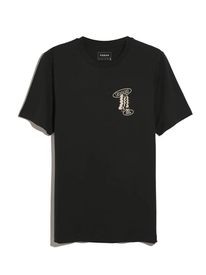 Farah Tristan T-shirt // BLACK