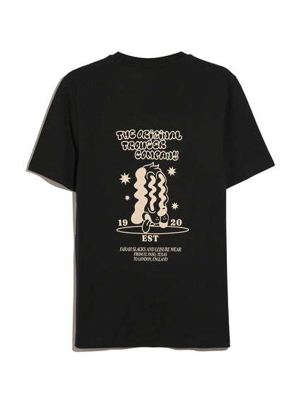 Farah Tristan T-shirt // BLACK