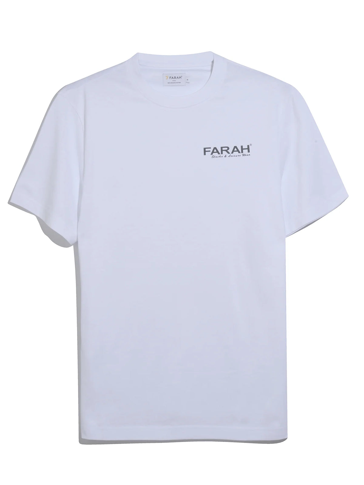 Farah Clissold Graphic Tee // WHITE 104