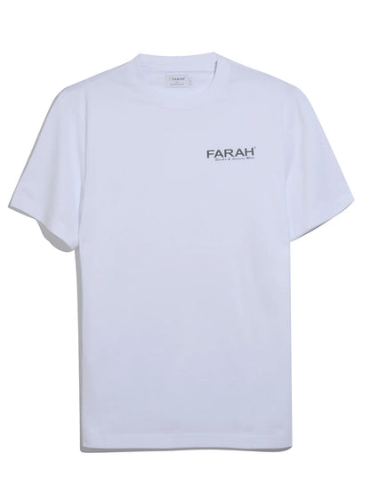 Farah Clissold Graphic Tee // WHITE 104