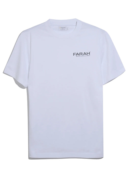 Farah Clissold Graphic Tee // WHITE 104