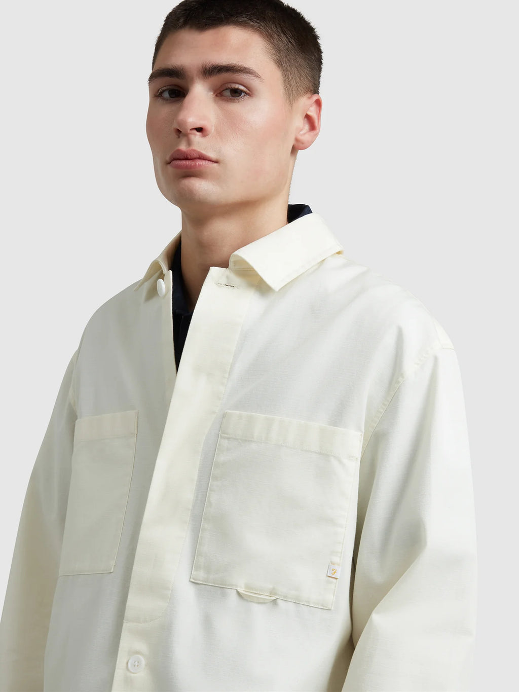 Farah Aiden Overshirt // ECRU