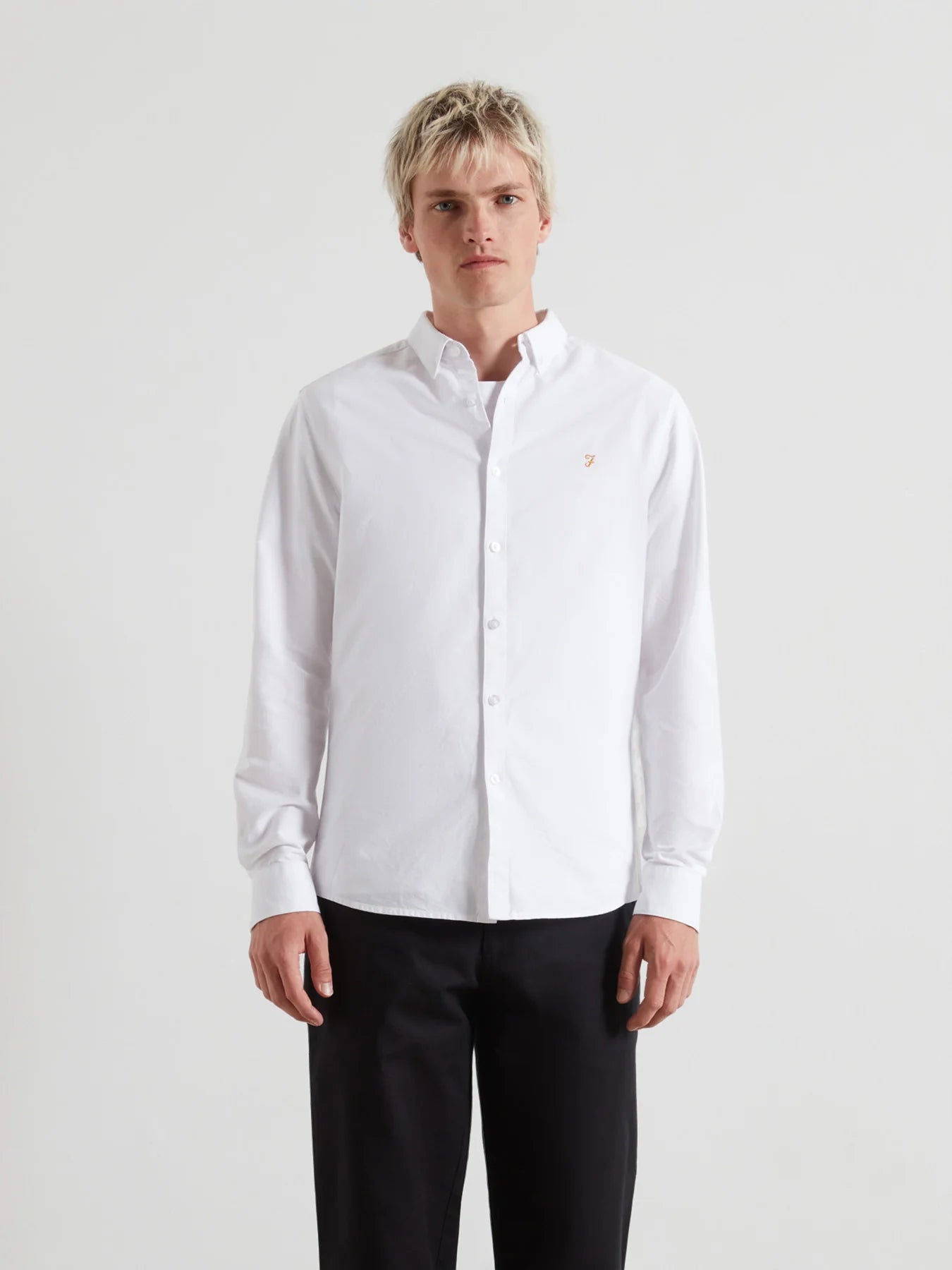 Farah Brewer Shirt // WHITE