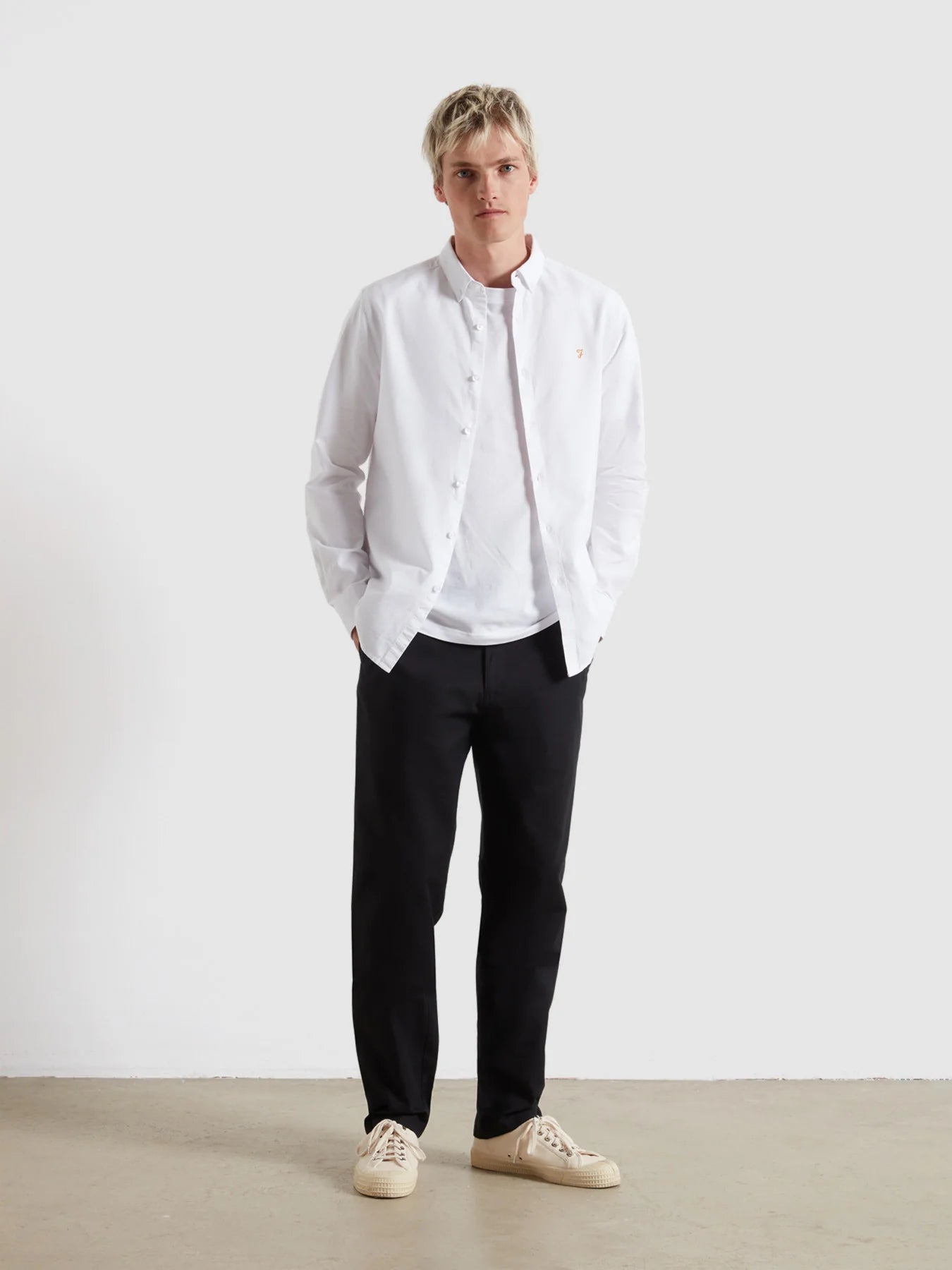 Farah Brewer Shirt // WHITE