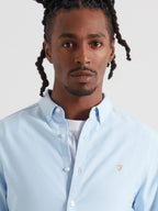 Farah Brewer Slim Fit LS Shirt // SKYE BLUE