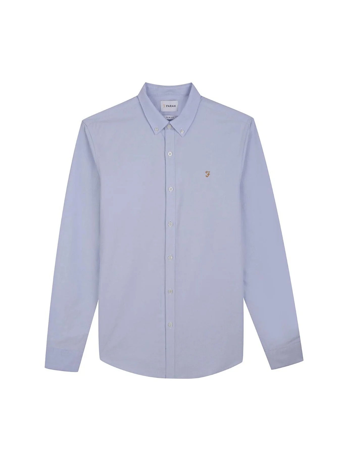 Farah Brewer Slim Fit LS Shirt // SKYE BLUE