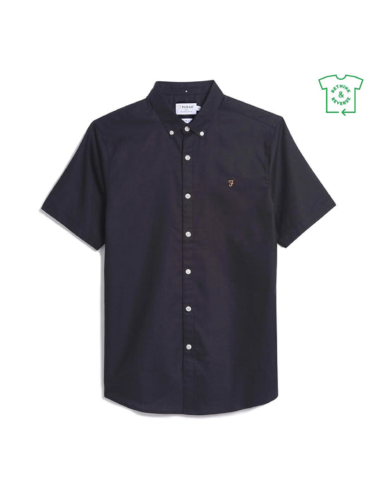 Farah Brewer SS BD Polo // NAVY