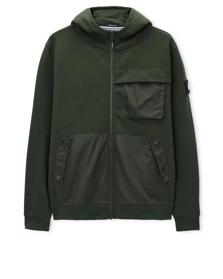 Weekend Offender Daponte Hoodie Black // GREEN