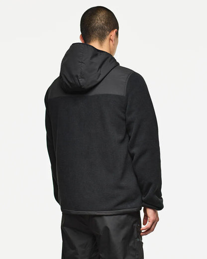 Weekend Offender Frusciante Polar Fleece Hoodie // BLACK